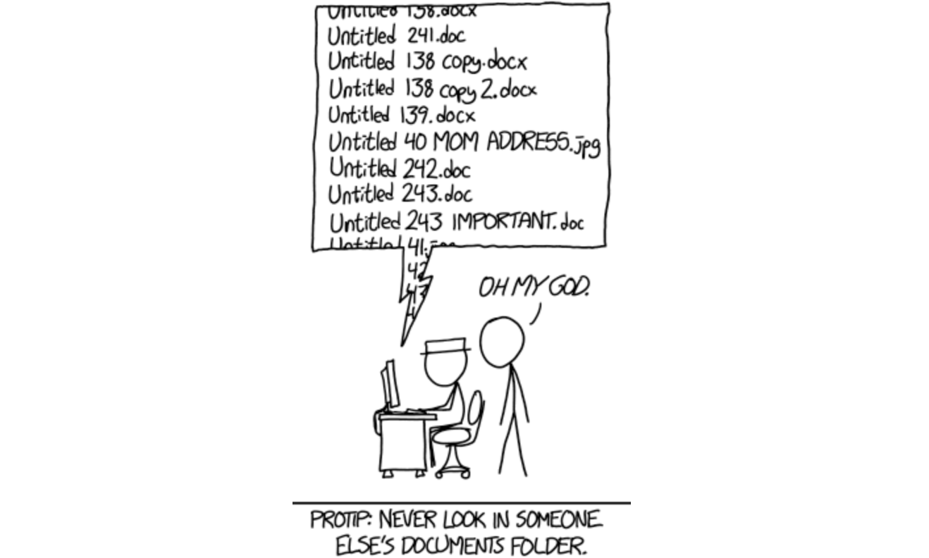 "Documents", from xkcd.com