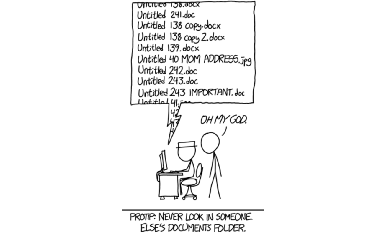 "Documents", from xkcd.com.